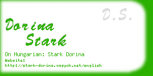 dorina stark business card